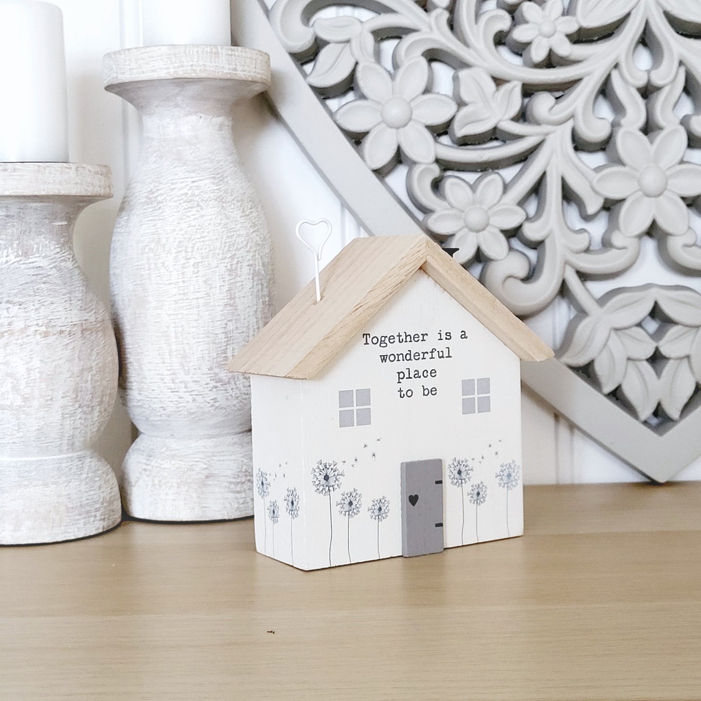 Together Wooden House Ornament