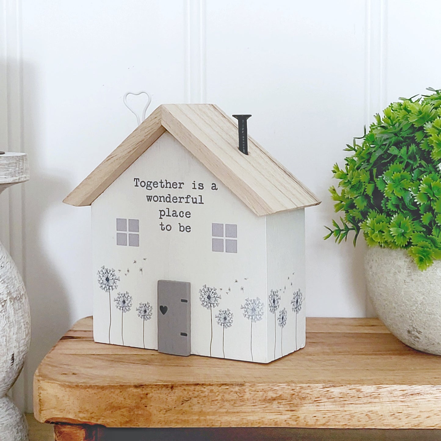 Together Wooden House Ornament