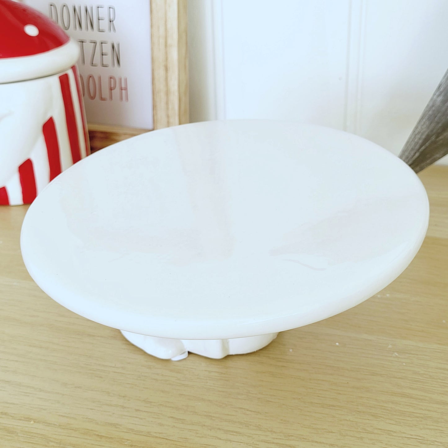 Ceramic Santa Cake Stand