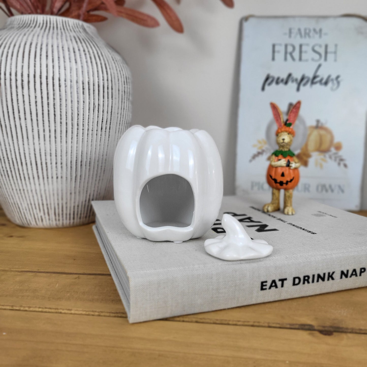 White Pumpkin Wax Melt Burner