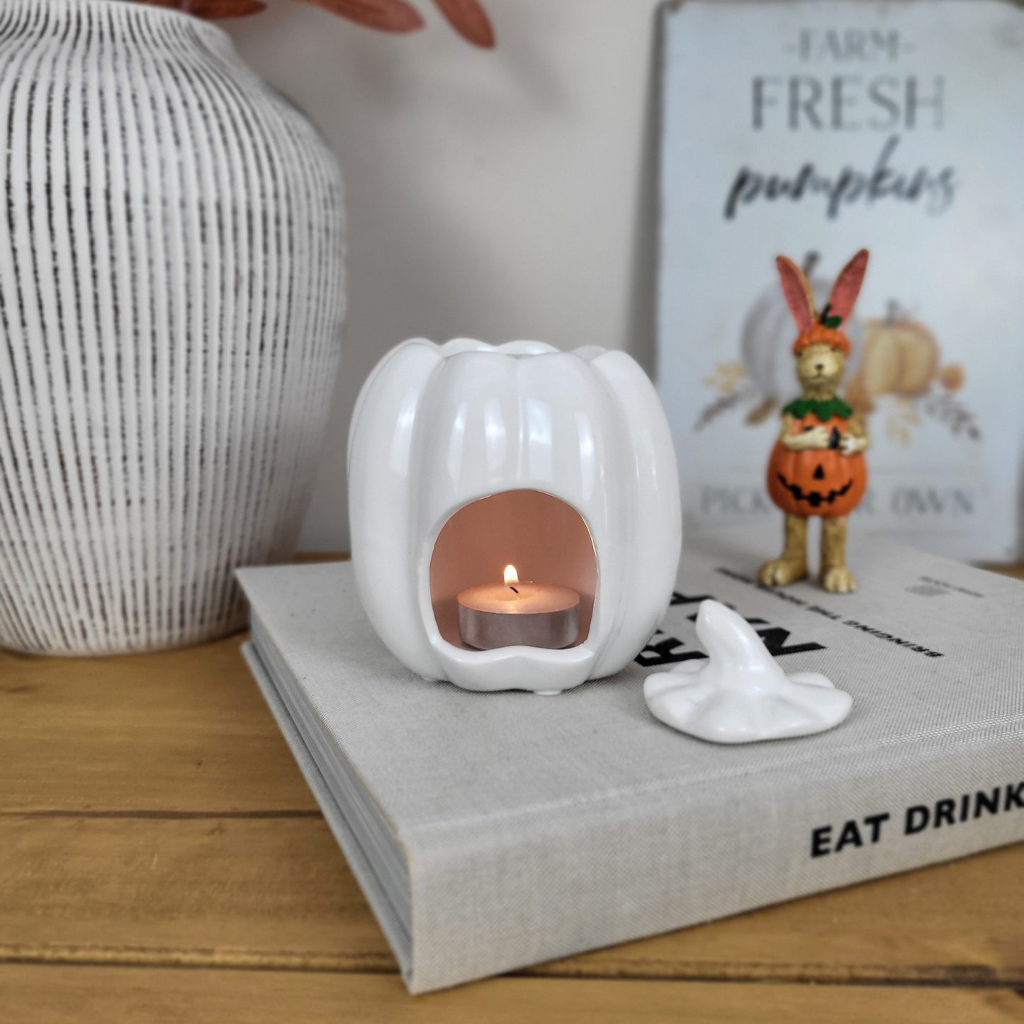 White Pumpkin Wax Melt Burner