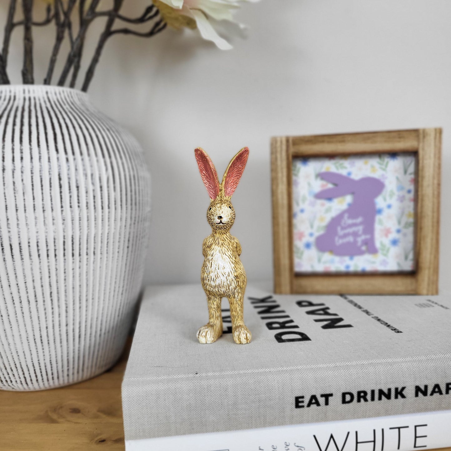 Rabbit With Rose Ornament