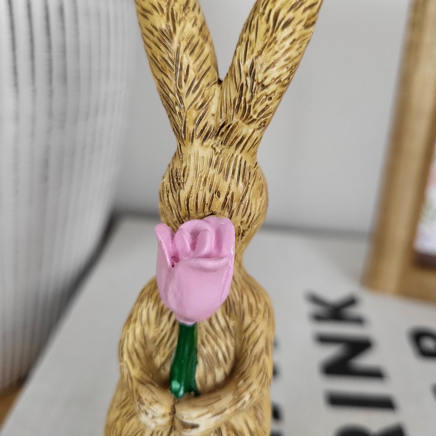 Rabbit With Rose Ornament