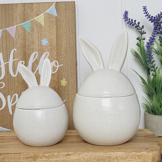 Speckled Bunny Ears Jars