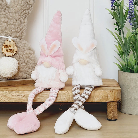 Pink or White Bunny Gonk Shelf Sitters