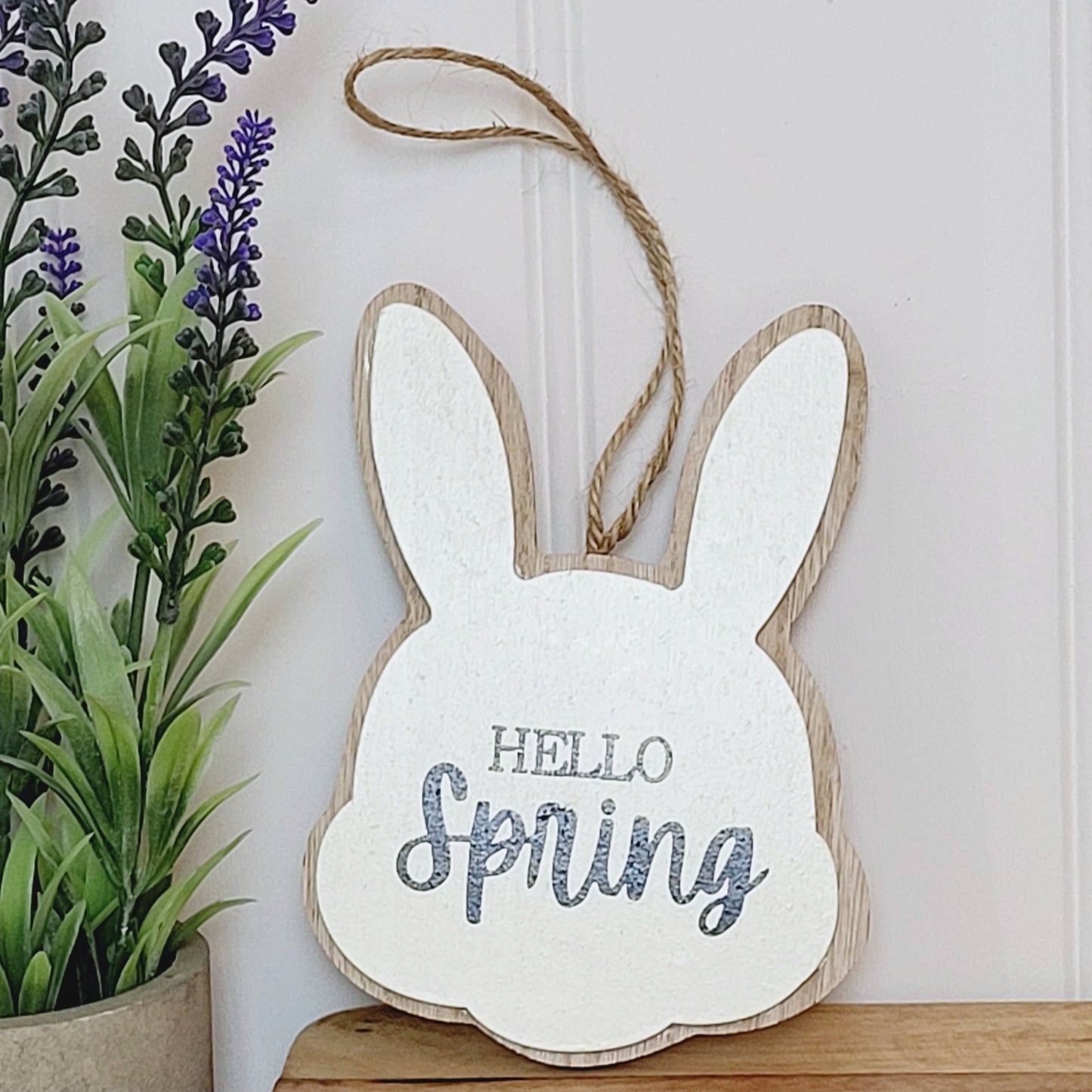 Easter Bunny Wooden Hanging Signs