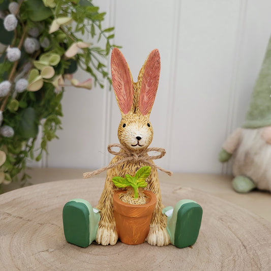 Plant Pot Rabbit Ornament