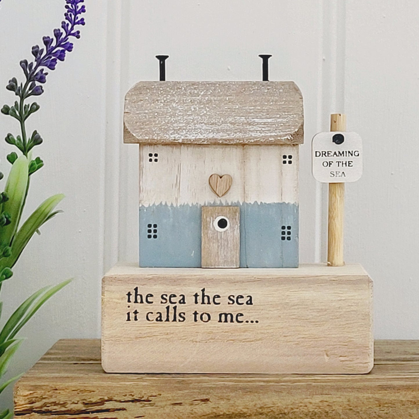 The Sea Calls To Me Wooden House Ornament