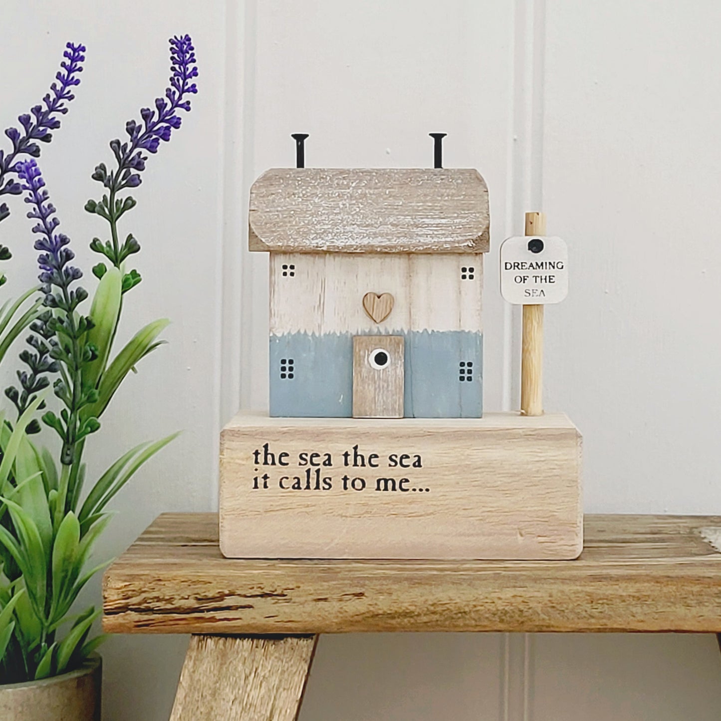 The Sea Calls To Me Wooden House Ornament