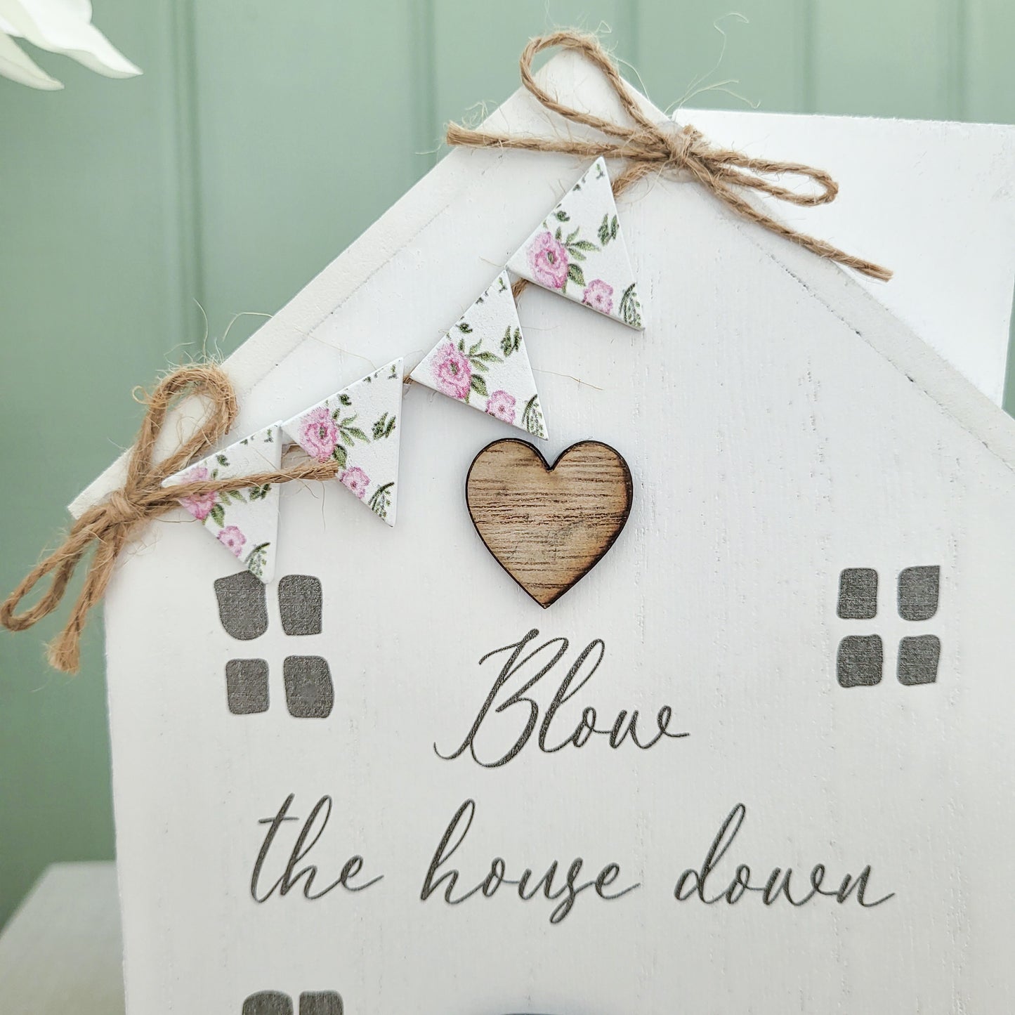 Rose Cottage House Tissue Holder Box