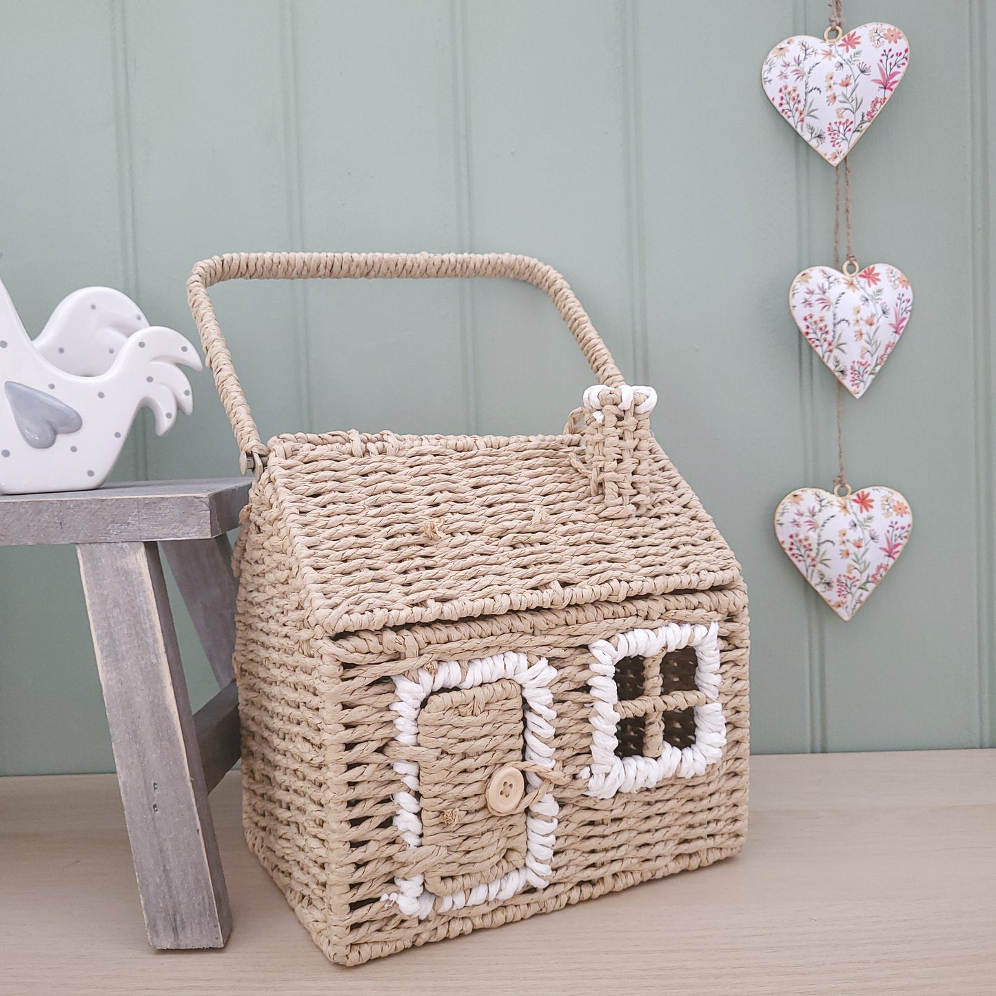 Wicker House Storage Basket