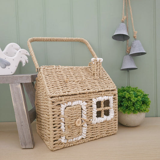 Wicker House Storage Basket