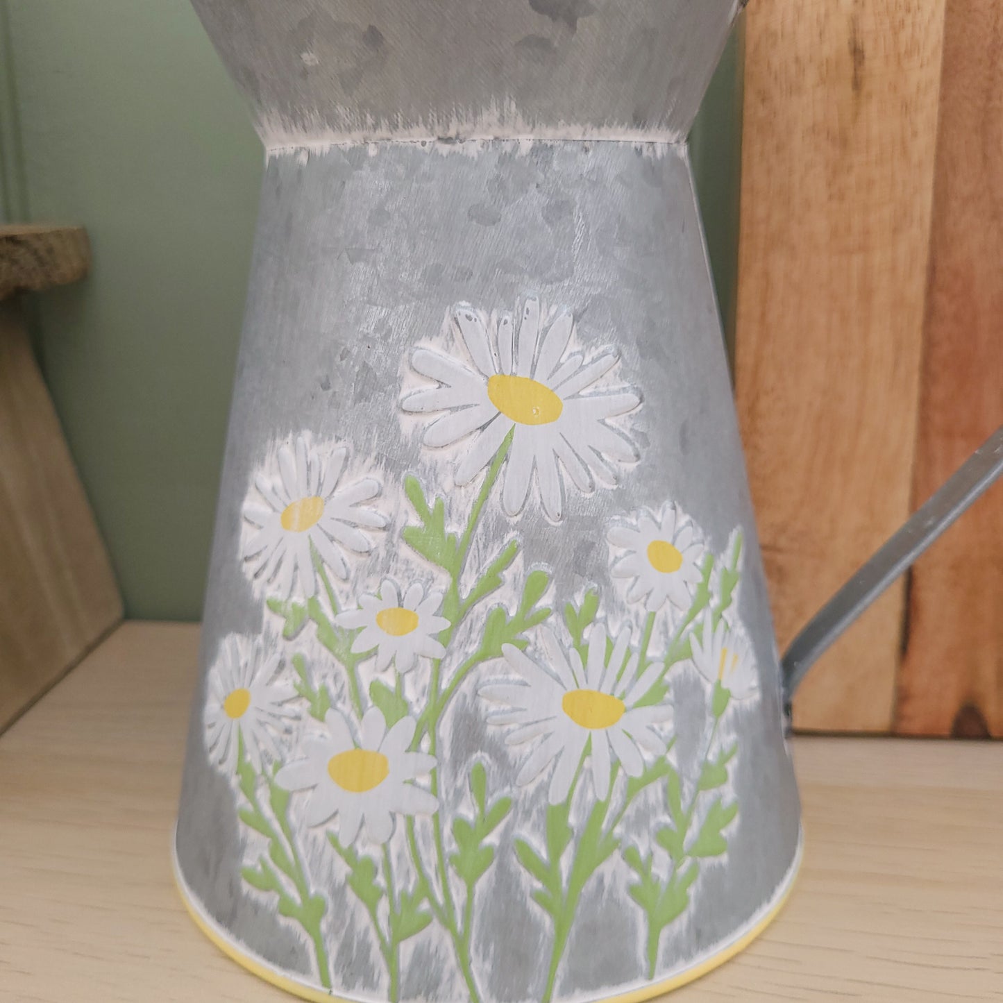 Metal Daisy Jug