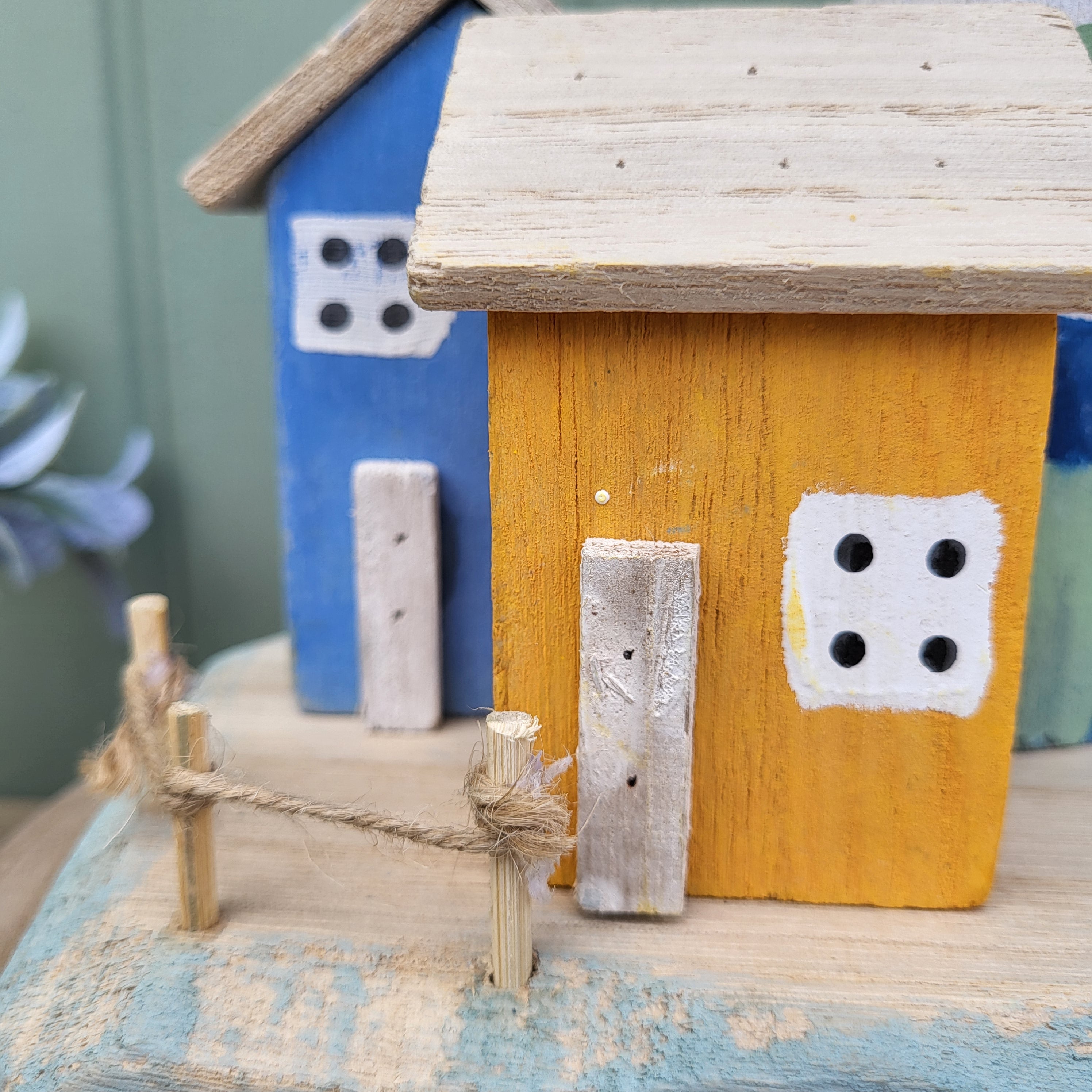 Wooden Coastal Lighthouse Ornament