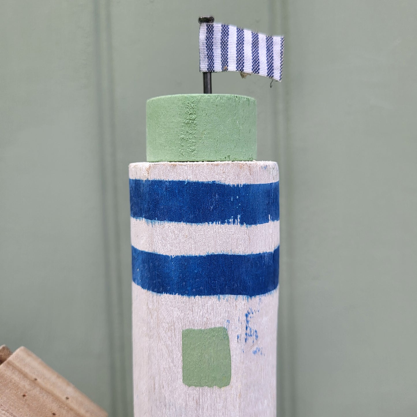 Paulownia Wooden Coastal Lighthouse Ornament