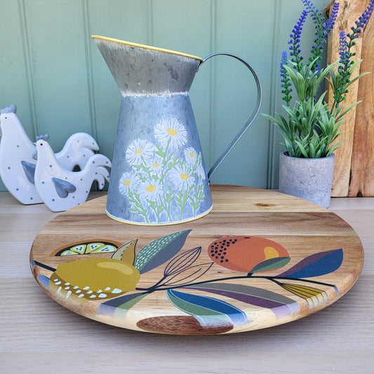 Mango Wood Citrus Lazy Susan