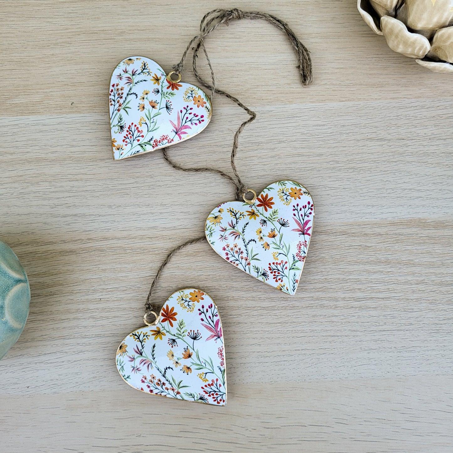 Floral Heart Hanging Decoration