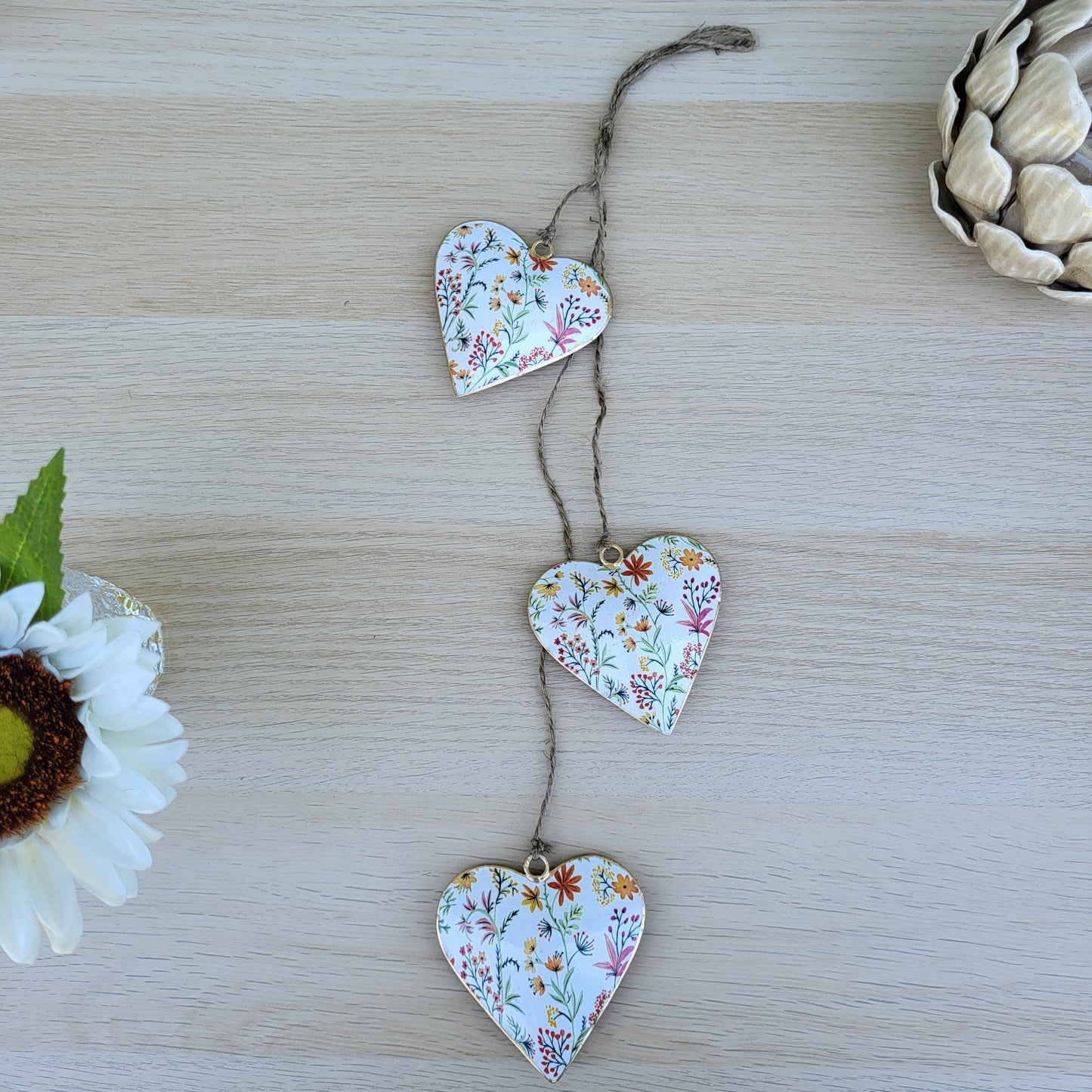 Floral Heart Hanging Decoration