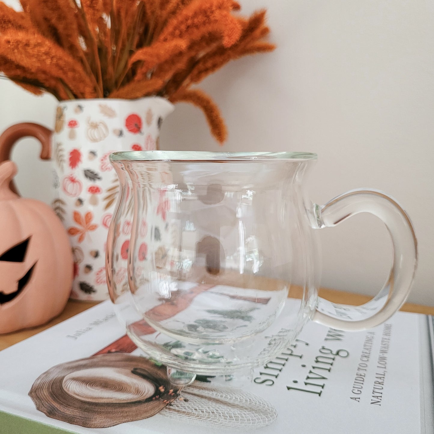 Double Walled Glass Cauldron Mug