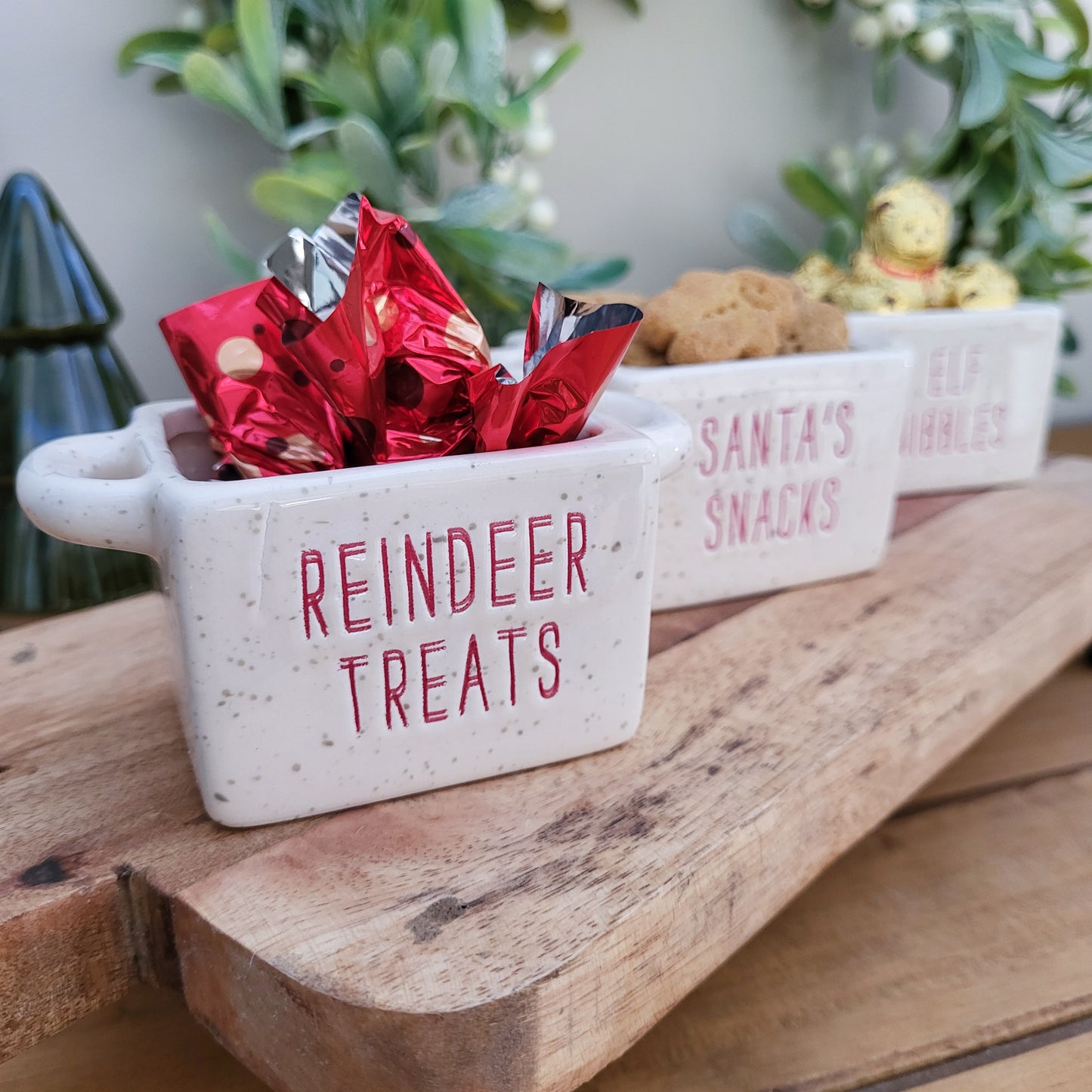 Set Of 3 Christmas Snack Bowls