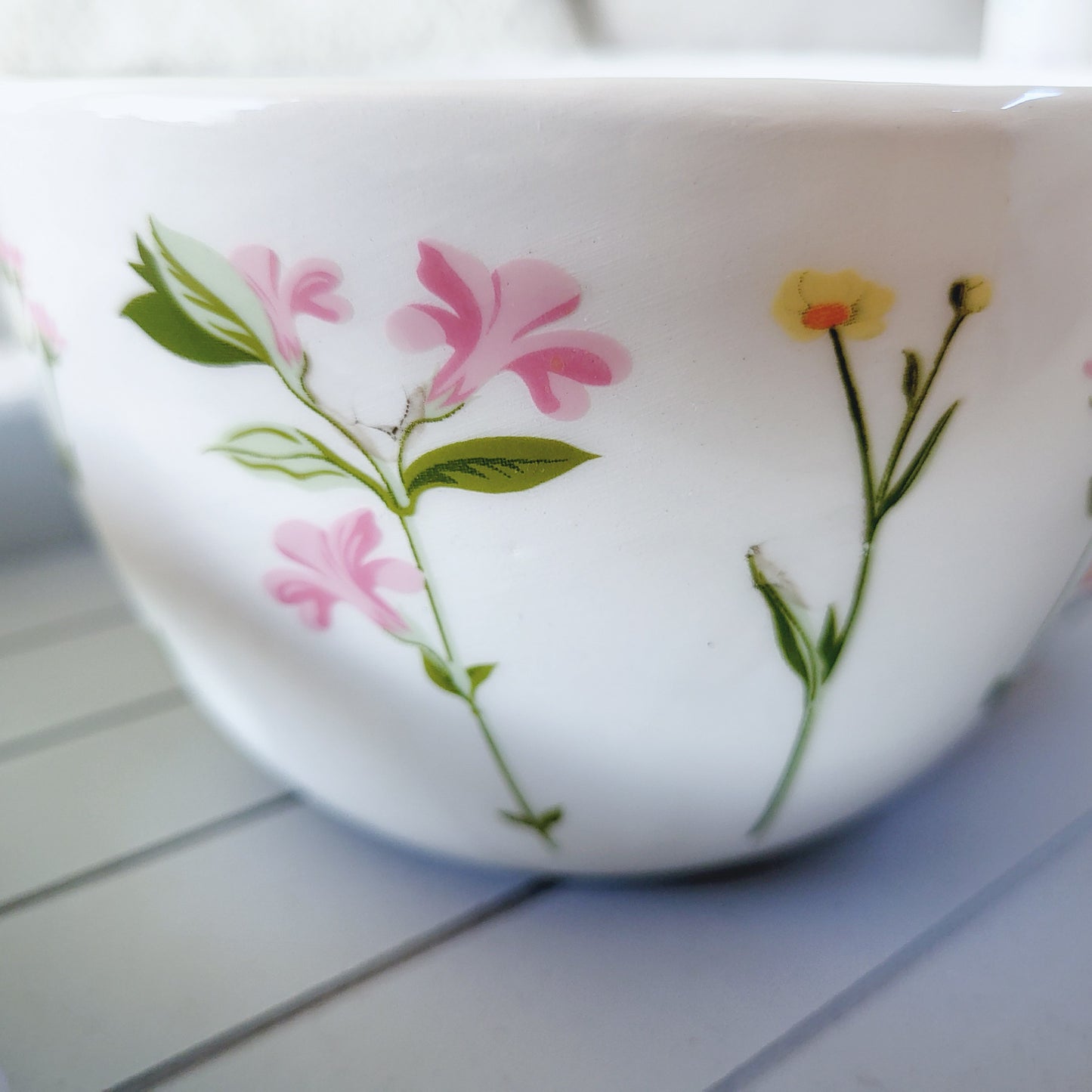 Blooming Lovely Large Floral Ceramic Mug