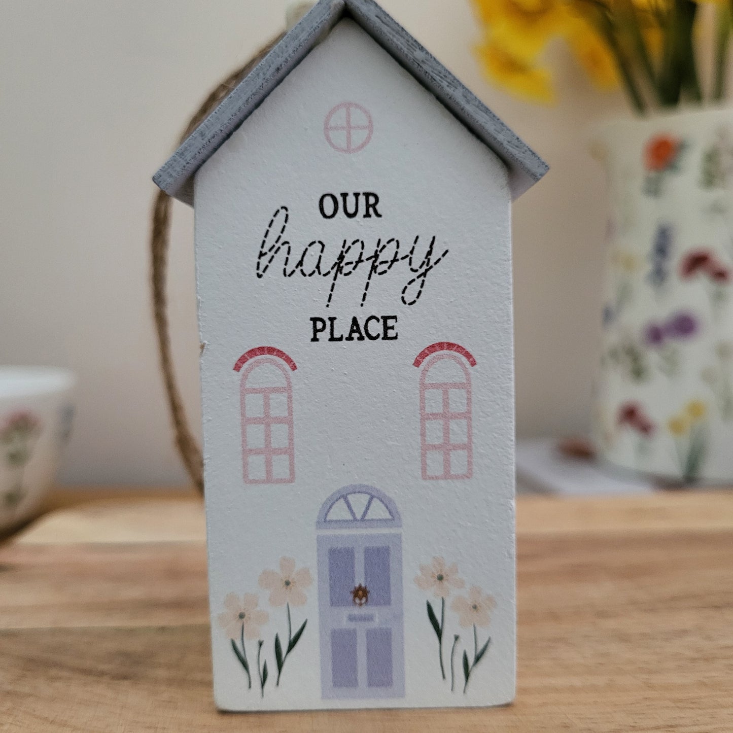 Our Happy Place Hanging House Decoration