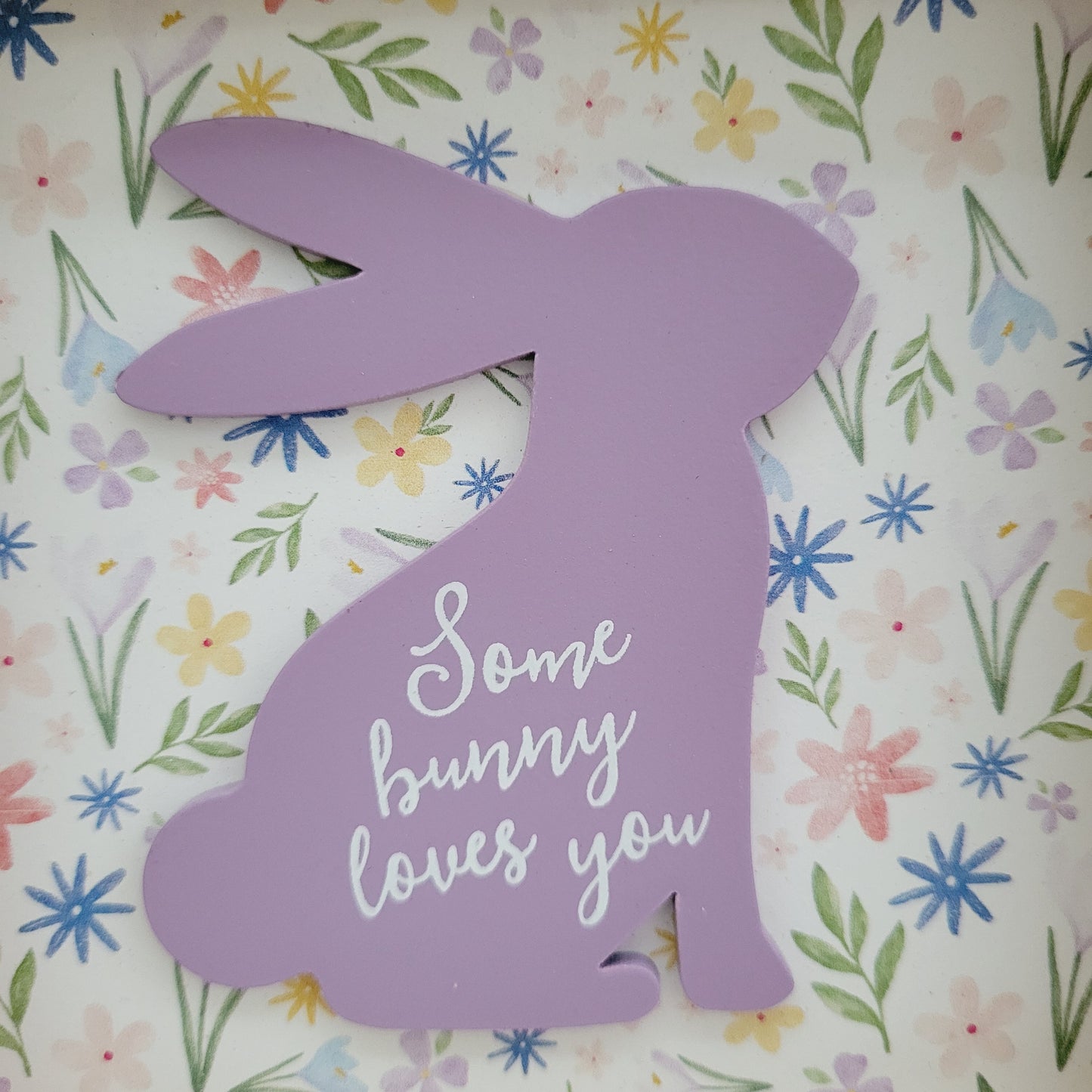 Some Bunny Loves You Wooden Framed Sign