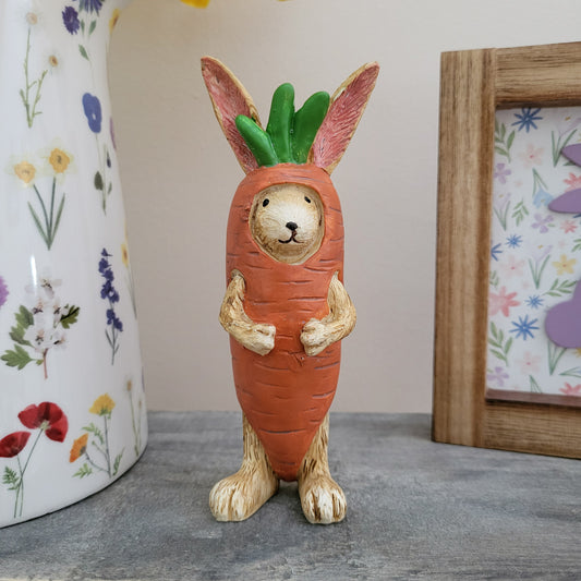 Rabbit Ornament In Carrot Costume