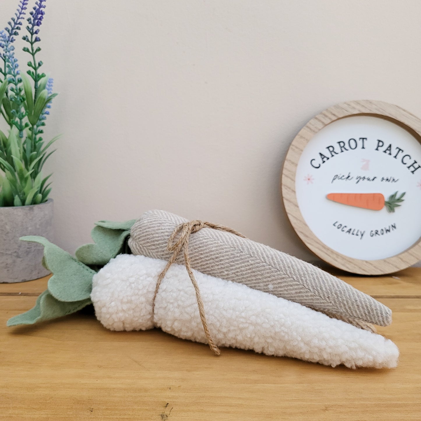 Fabric Carrot Bunch