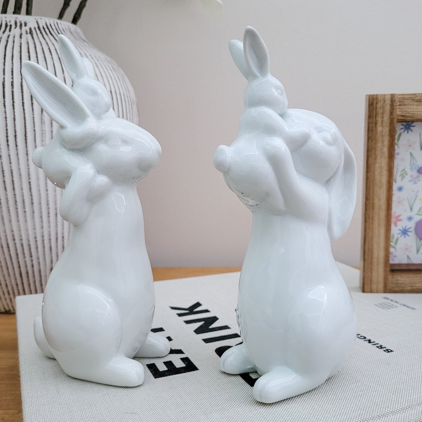 Mother & Baby Rabbit Ornaments