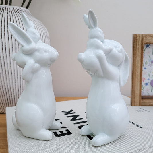 Mother & Baby Rabbit Ornaments