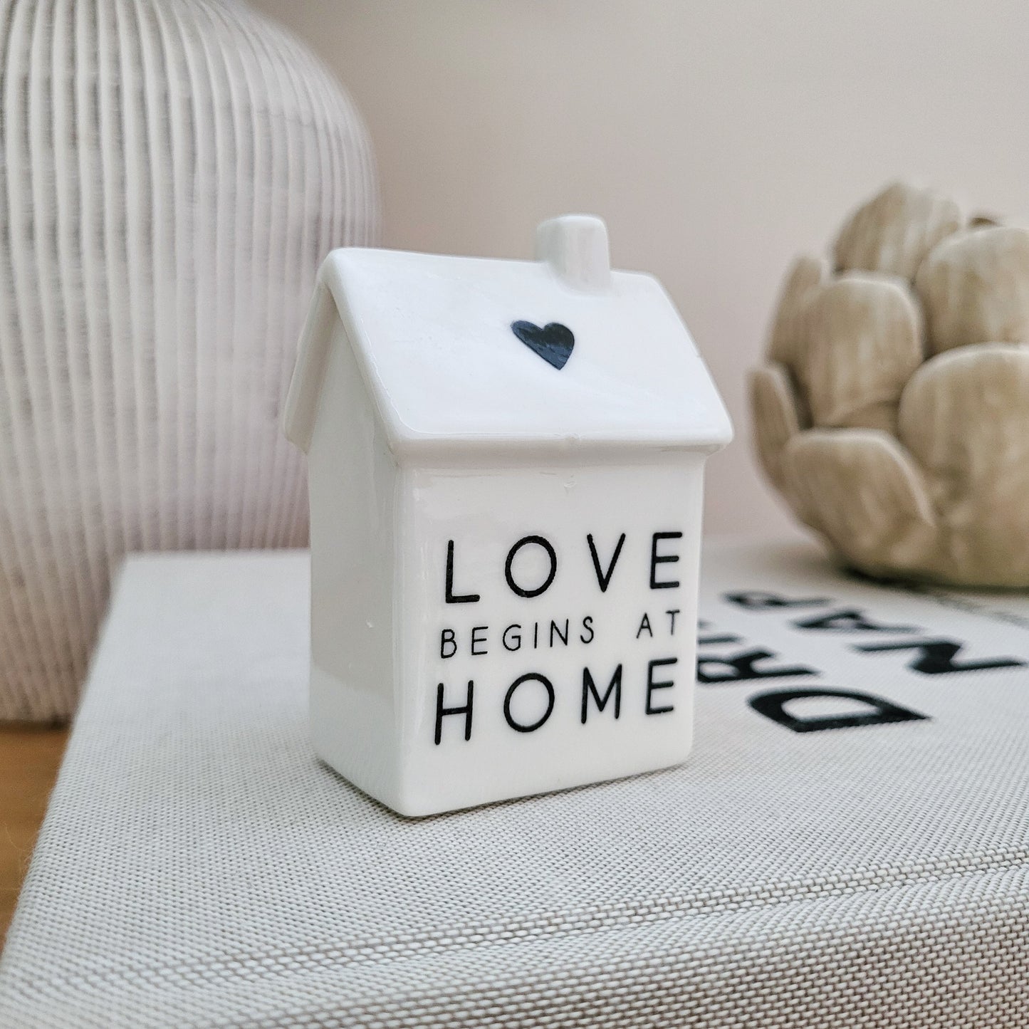 Porcelain Mini House Ornaments