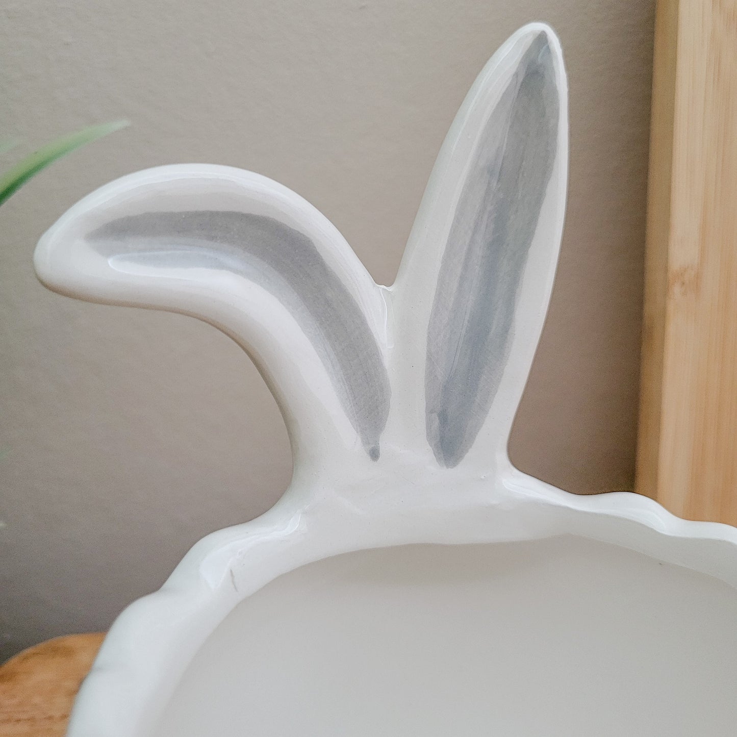 Ceramic Bunny Ears Egg Bowl