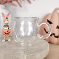 Double Walled Glass Cauldron Mug