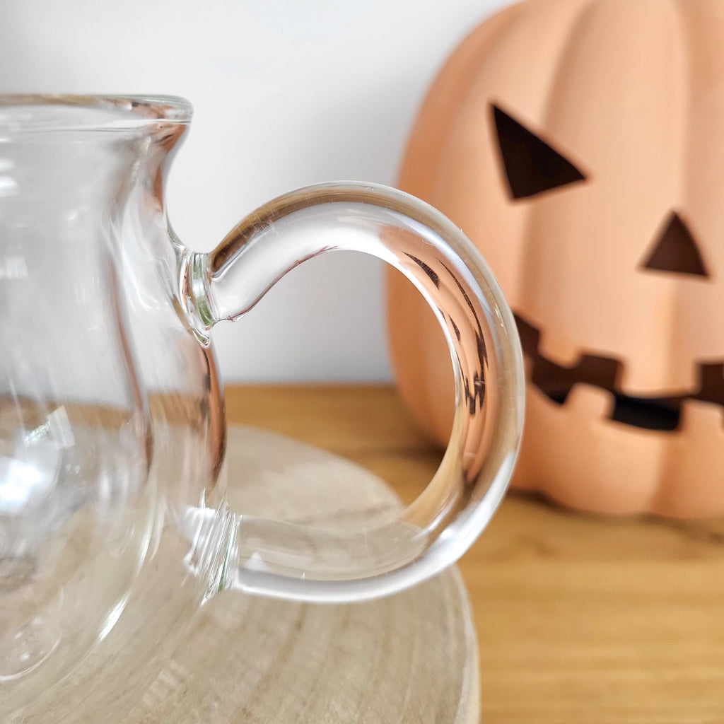 Double Walled Glass Cauldron Mug