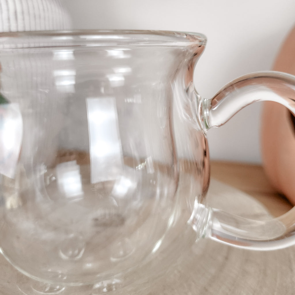 Double Walled Glass Cauldron Mug