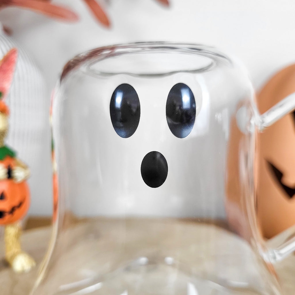 Ghost Shaped Glass Mug