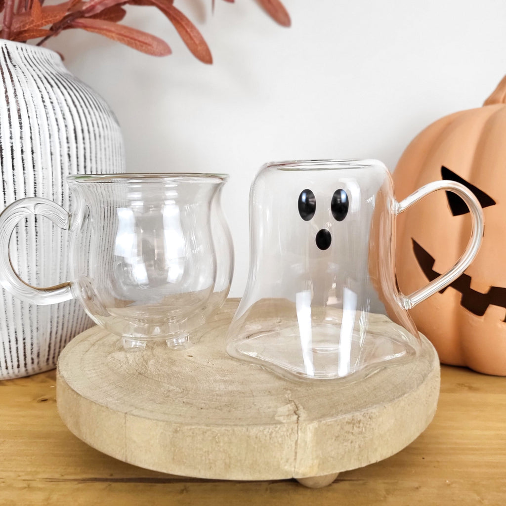 Ghost Shaped Glass Mug