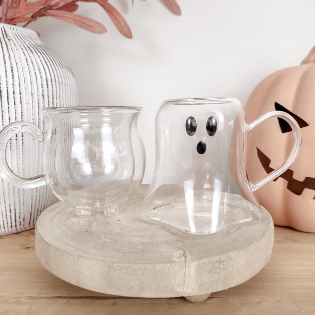 Double Walled Glass Cauldron Mug