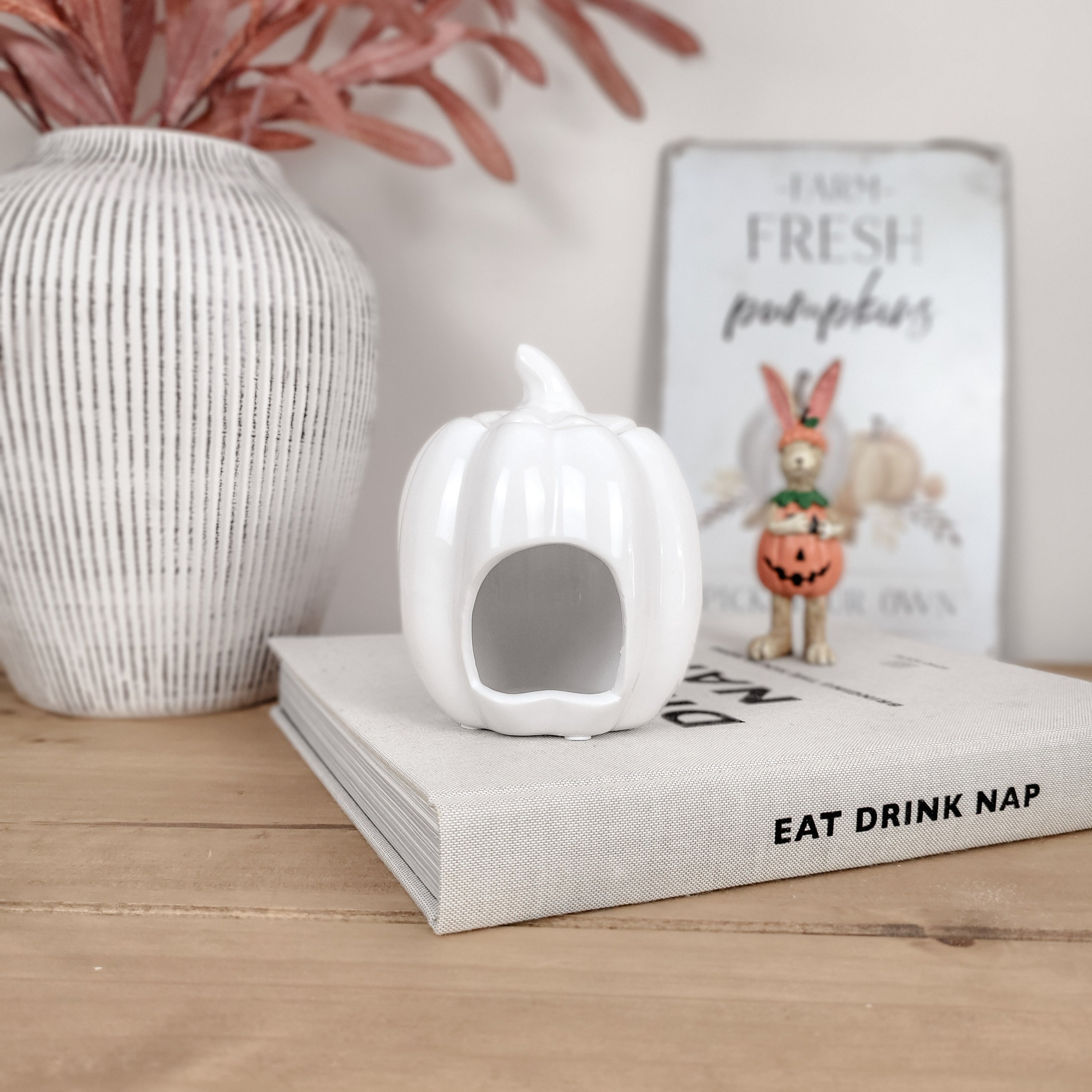 White Pumpkin Oil Burner