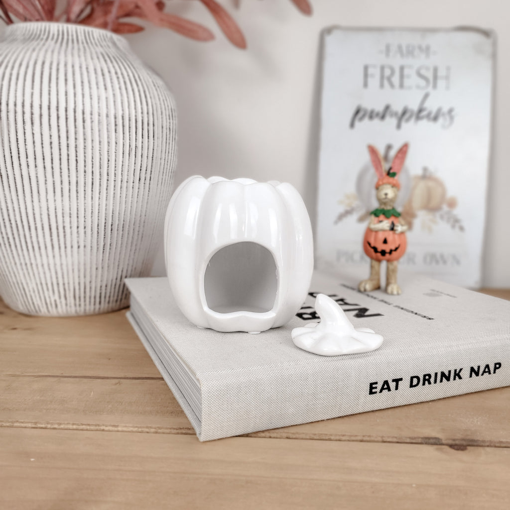White Pumpkin Oil Burner
