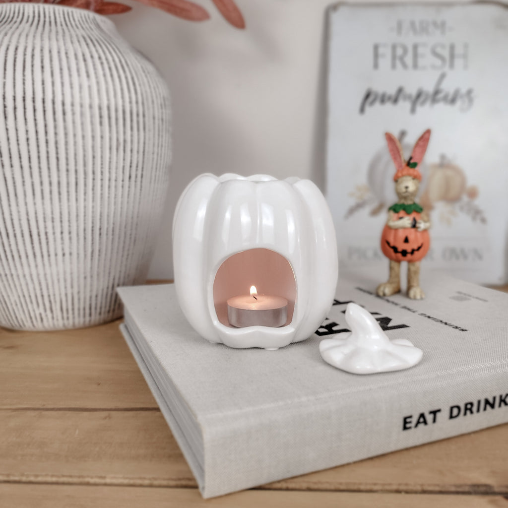 White Pumpkin Oil Burner