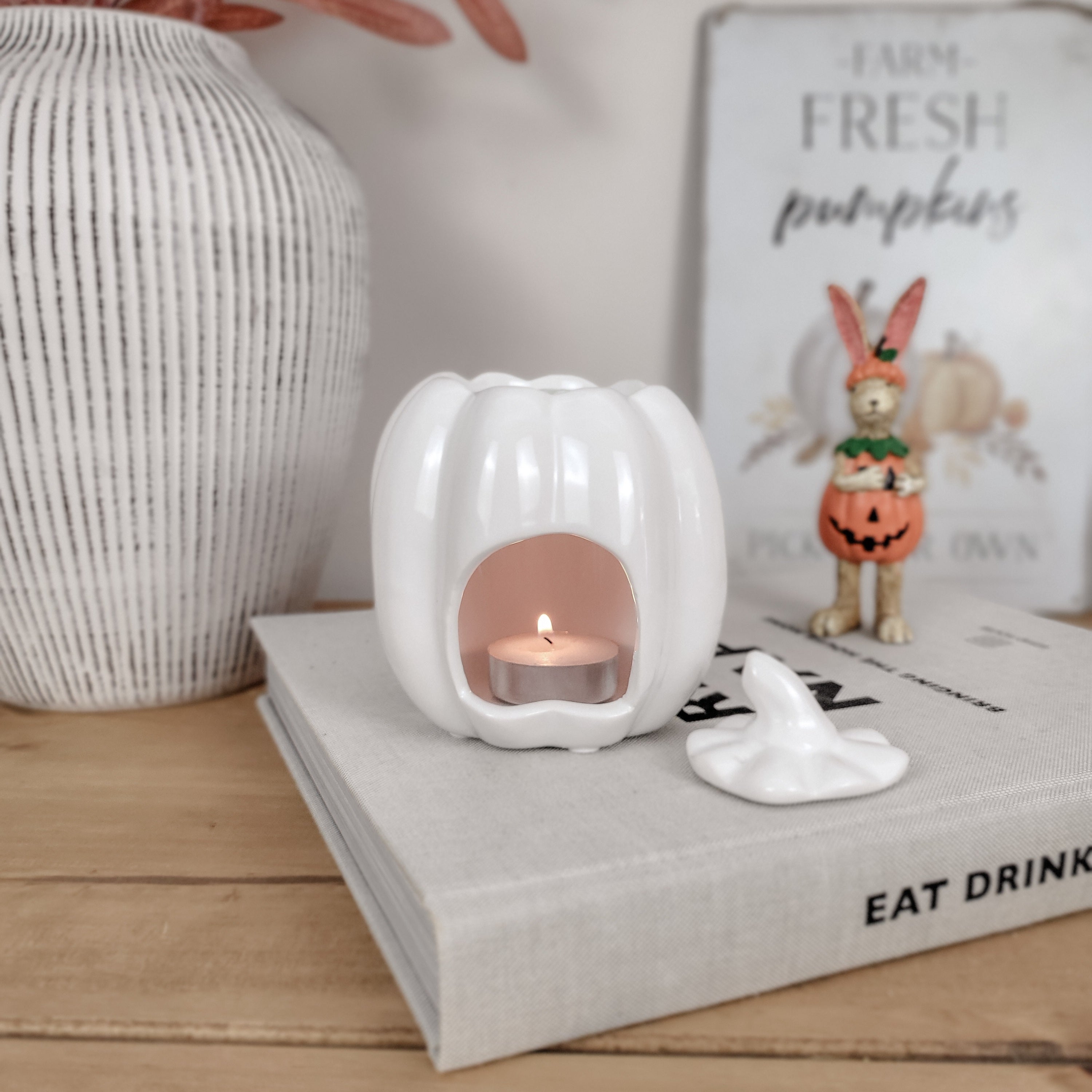 White Pumpkin Oil Burner