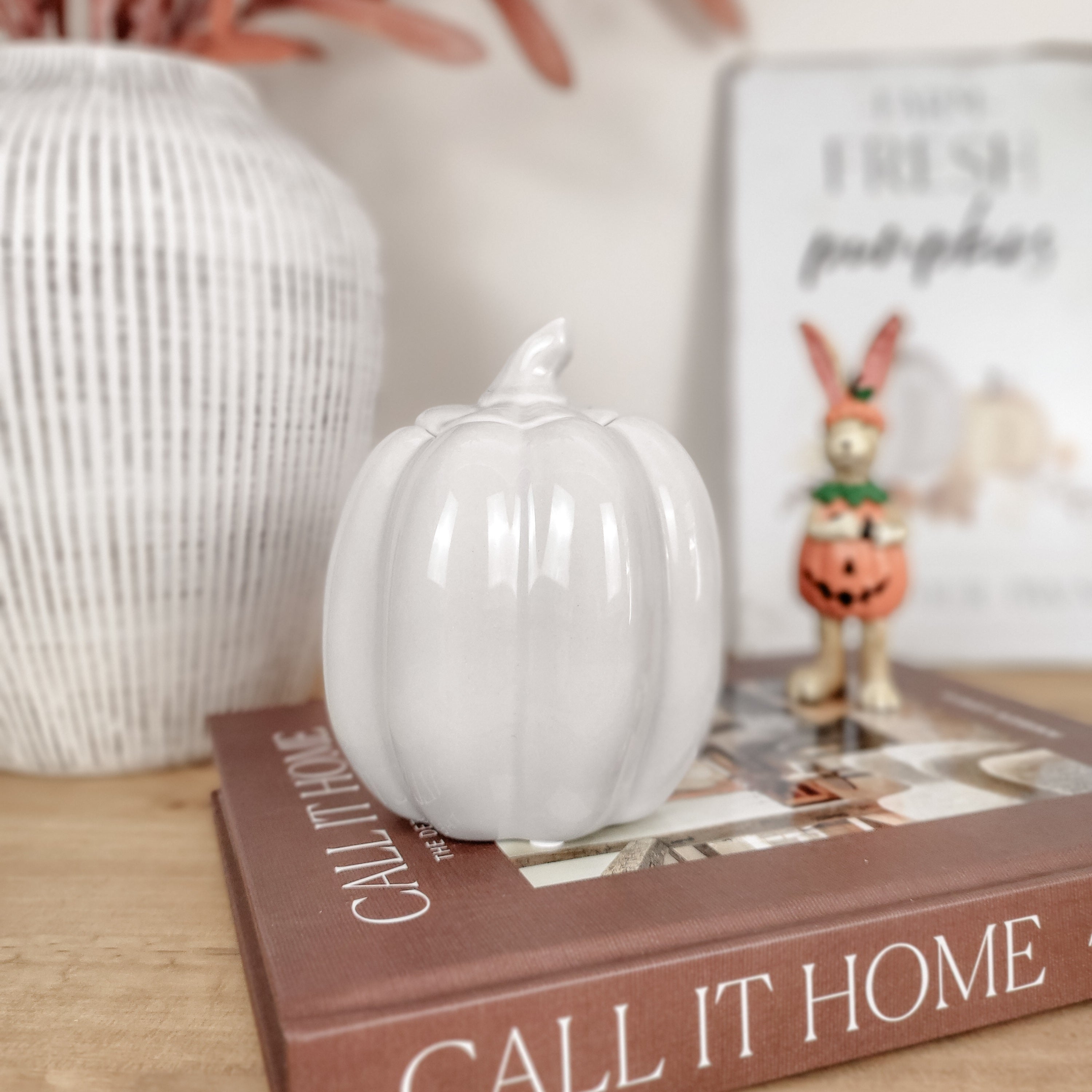 Grey Pumpkin Oil Burner