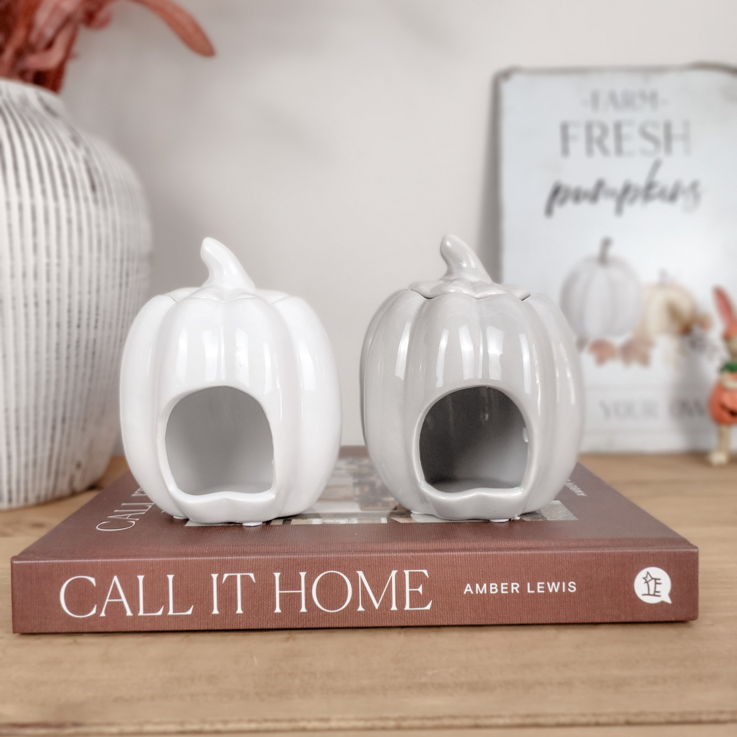 White Pumpkin Oil Burner