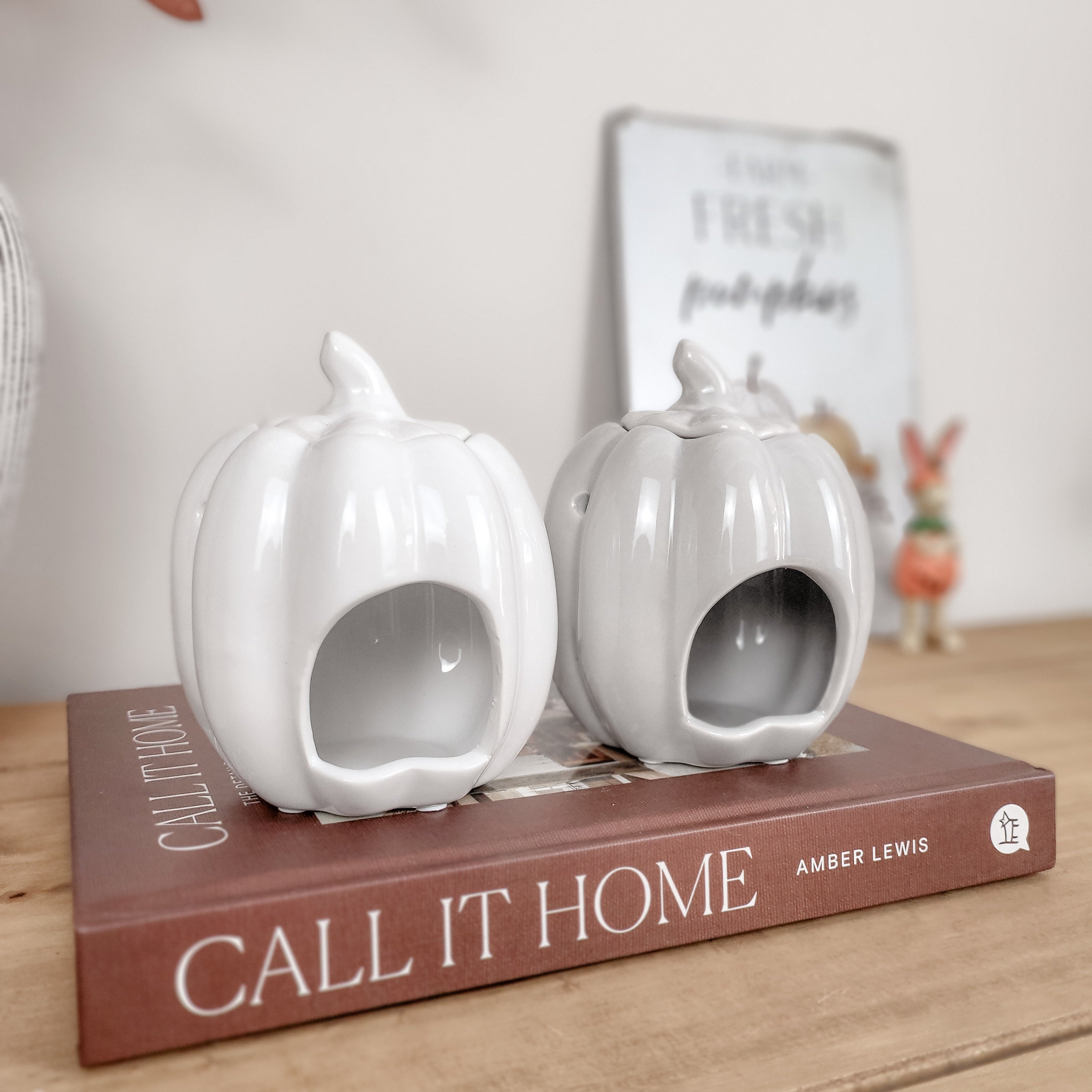 White Pumpkin Oil Burner