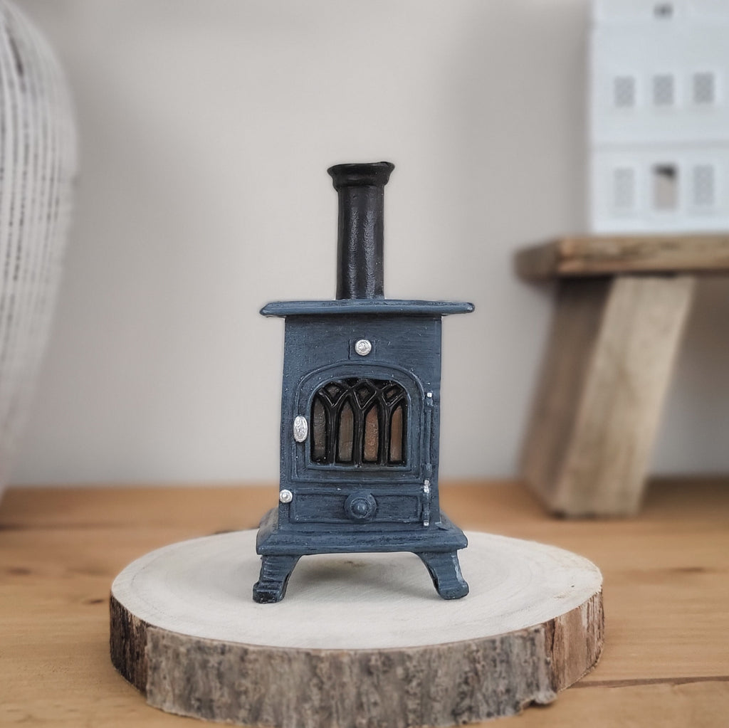 Log Stove Backflow Incense Burner