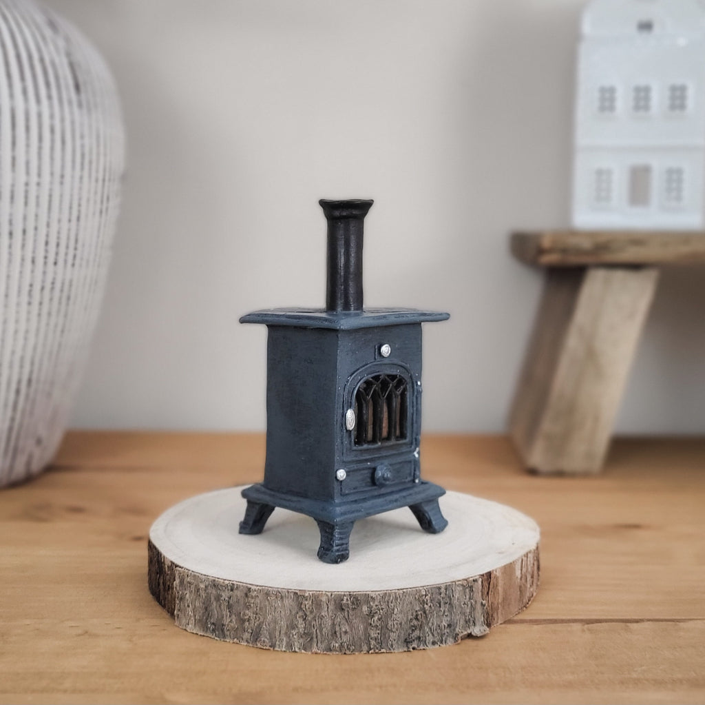 Log Stove Backflow Incense Burner