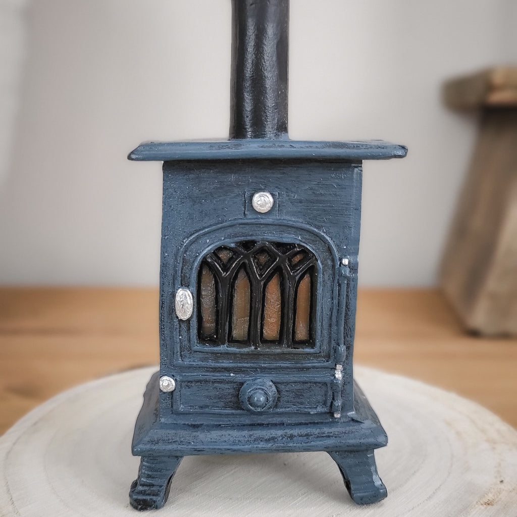 Log Stove Backflow Incense Burner