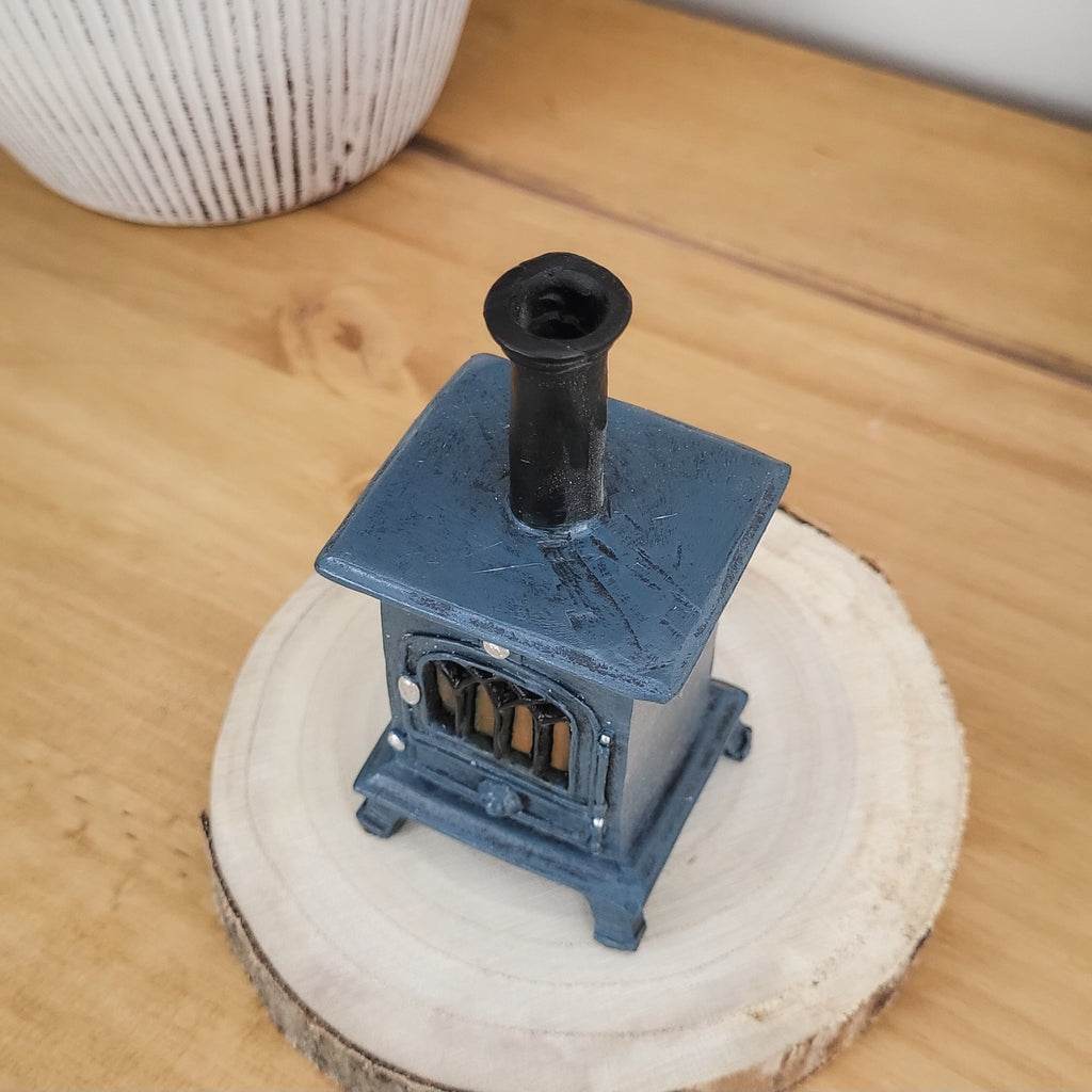 Log Stove Backflow Incense Burner